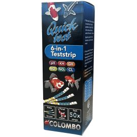 COLOMBO Quicktest 6way 50 strips pond