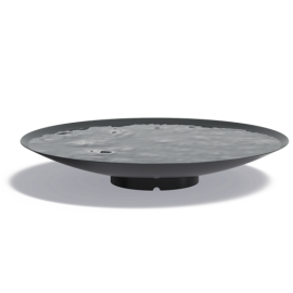 Misa z lakovanej ocele na vodu 120 x 21 cm - Antracit bez diery