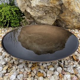 Misa na vodu z lakovanej ocele 100 x 21 cm - Antický bronz