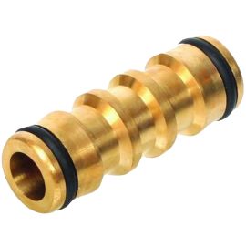 Spojka na 2 rýchlospojky mosadz