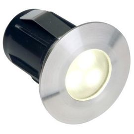 Alpha samostatné svietidlo, nerez 316, d=30mm LED 0,5W teplá biela IP68
