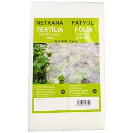 Netkaná textília zakrývacia 1,6x5m BIELA 17g/m2