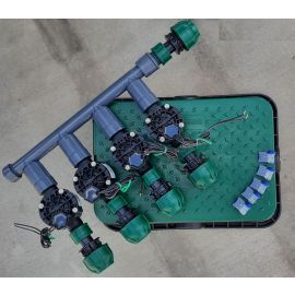 Zavlažovacia sústava uzla vodného zdroja bez filtrácie