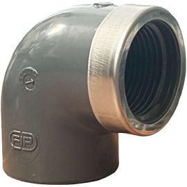 PVC Koleno 90° 20x1 / 2 " VNZ, kovový kruh