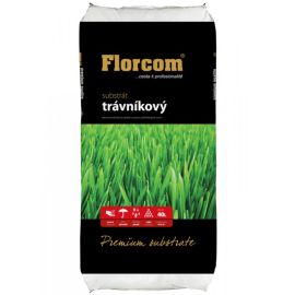 FLORCOM Substrát trávnikový s kremičitým pieskom Premium 40l