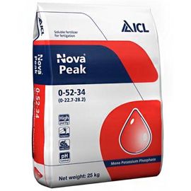 NOVA PeaK (MKP) fosforečnan draselný 0-52-34 25kg
