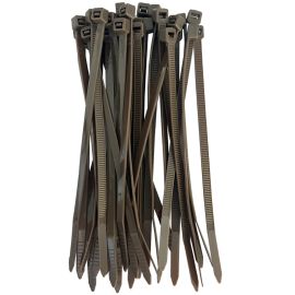 BRIDFIX príchytky na tieniace siete, hnedé 140mm, 50ks