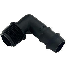 Koleno na kvapkovú závlahu 20 mm x 1/2" vonkajší závit