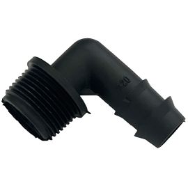 Koleno na kvapkovú závlahu 20 mm x 3/4 " vonkajší závit