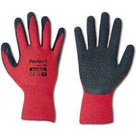 Rukavice PERFECT GRIP RED latex 9"