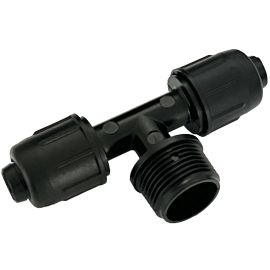 Skrutkovací T-kus 16x3/4" VOZx16 na kvapkovú závlahu