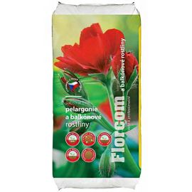 FLORCOM Substrát pre pelargonie a balkónové kvety 20L
