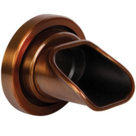 Chrlič na stenu elipsa medený