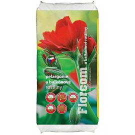 FLORCOM Substrát pre pelargonie a balkónové kvety 75L