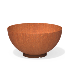 Cortenová misa na vodu 80 x 40 cm - vysoká bez diery