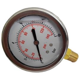 Manometer 0-10 bar Glycerin Bočný