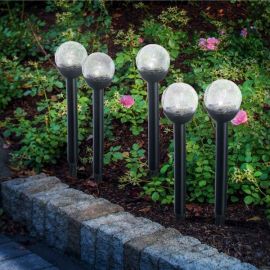 Solárne svetlá LED Balls set 5 ks