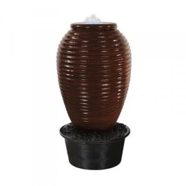 Asaki Jar Corten 120- sklobetónová fontána exteriér