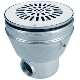 Výpusť kruhová dnová 2"