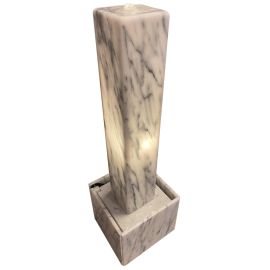 Mramorová fontána Lumina svetlá 80 cm