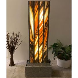 Dizajnová vodná stena Quadruple flow of peace 167 cm