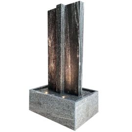 Žulová fontána Sivá Symfónia 127 cm