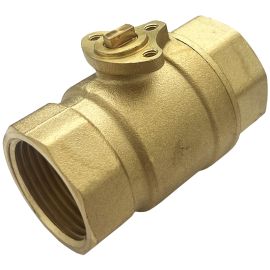 Guľový ventil 2-cest. na pohon DN32, mosadz