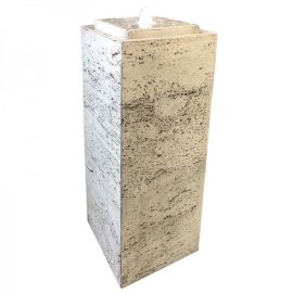 PILLAR biela - vodná stena exteriér / interiér