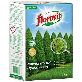 FLOROVIT Hnojivo granulov. - tuje 1,0 kg