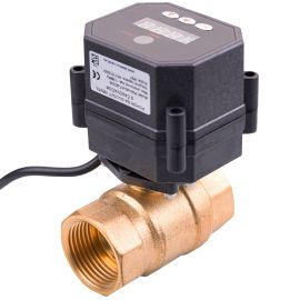 Guľový ventil s pohonom DN25  a časovačom 1" 230V