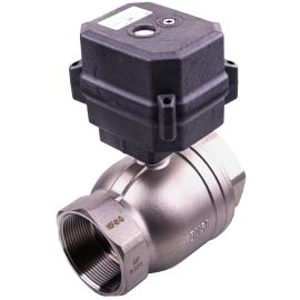 Guľový ventil s pohonom, DN50 nerez, so signalizáciou polohy