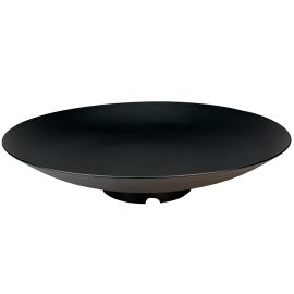 Misa na vodu z lakovanej ocele 60 x 14 cm - BLACK bez diery