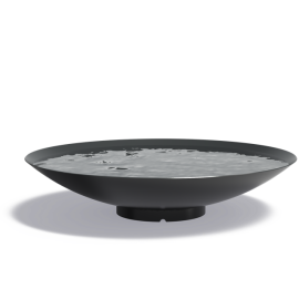 Misa z lakovanej ocele na vodu 150 x 31 cm - Antracit bez diery