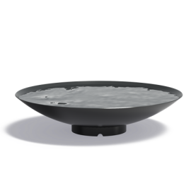 Misa z lakovanej ocele na vodu 100 x 21 cm - Antracit bez diery