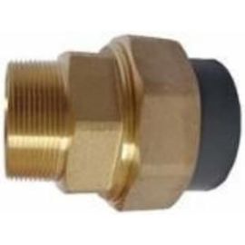 20x1/2" šróbenie PVC/mosadz vonkajší závit PN16