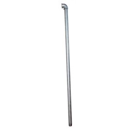 Pozinkovaná rúra 3/4" M s kolenom 3/4" F, dĺžka 1m
