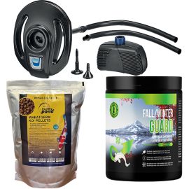 Zimný set pre jazierko - BactoUP 10m3 - IceFree 4 Seasons - Wheatgerm 3mm / 3l
