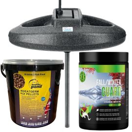 Zimný set pre jazierko - BactoUP 50m3 - IceFree Thermo - Wheatgerm 6mm / 10l