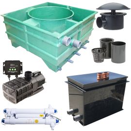 Zostava pre jazierka do 70 m³ so šachtou a filtrom Tripond C115